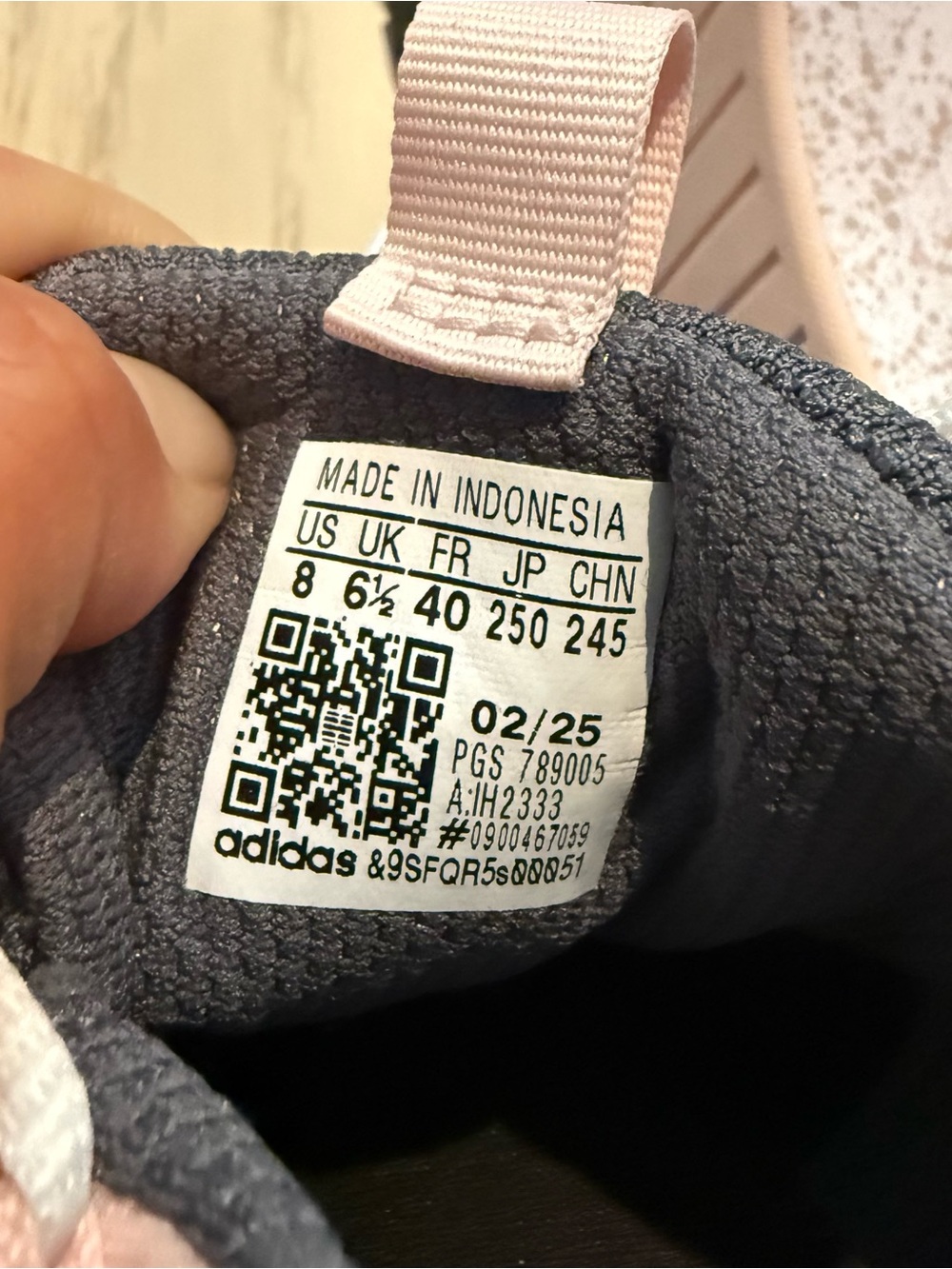 Adidas IH2333 Racer TR23 Black Pink‎ Cloudfoam Sneakers Women’s 8 NEW - Picture 9 of 9
